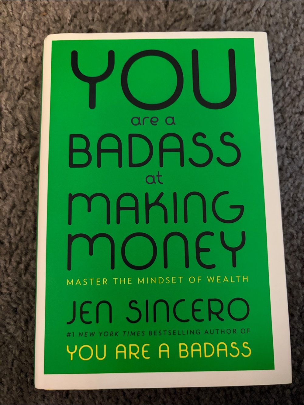You Are a Badass at Making Money - Bright Green Paperback
